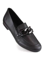 Remonte W RKR645 čierna kožená pohodlná poltopánka na retiazke Remonte W RKR645 čierna kožená pohodlná poltopánka na retiazke