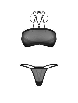 Dámsky sexy set Orinelle 2-Pcs Set Black - Obsessive Dámsky sexy set Orinelle 2-Pcs Set Black - Obsessive