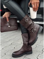 Dámske krátke hnedé topánky WORKENNA FashionStreet ZY0543