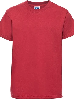 Russell Athletic 180B Detské tričko z hrubej bavlny „Authentic“ 10.180B classic red