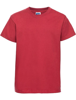 Russell Athletic 180B Detské tričko z hrubej bavlny „Authentic“ 10.180B classic red Russell Athletic 180B Detské tričko z hrubej bavlny „Authentic“ 10.180B classic red