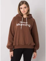 Mikina EM BL 651/1.21X tmavo hnedá