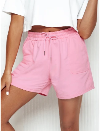 Dámske teplákové šortky PELLA pink FashionStreet SY0410