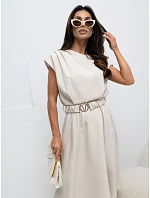 Šaty MI SK 3430 1.01 svetlo béžová