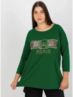 Blúzka VI BZ 2901.49P tmavo zelená