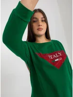 Blúzka VI BZ 2911.82P tmavo zelená