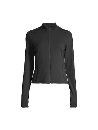 Dámska bunda CASALL Soft Touch Zip Jacket, čierna Dámska bunda CASALL Soft Touch Zip Jacket, čierna