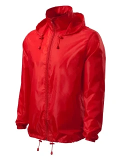 Windy unisex vetrovka červená