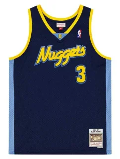 Mitchell & Ness NBA Swingman Denver Nuggets Allen Iverson Jersey SMJY4205-DNU06AIVASBL Pánske