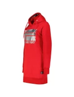 Geografické Nórsko Fabienne W WW4561F/GNO-RED Mikina s kapucňou