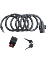 Zámok na bicykel so špirálovým lankom Dunlop 12 mm ST 56376