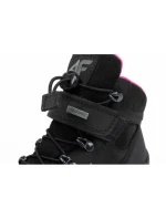 Detská treková obuv HJZ21-JOBMW251 black - 4F