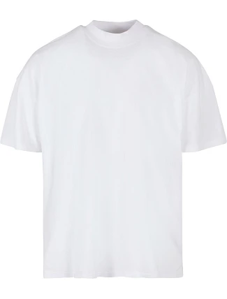 Build your Brand BY 230 Pánske tričko „Mock Neck“ 56.0230 biele