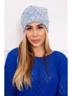 Fleecová čiapka Roksana K209 modrá