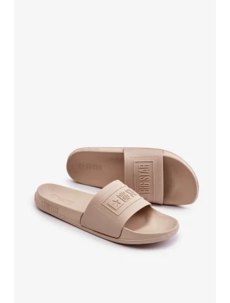 Ľahké dámske papuče Big Star OO274035 Beige
