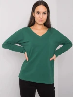 Dámska blúzka RV BZ 7315.39X Tmavo zelená - Rue Paris