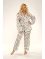 Pyžamo De Lafense 721 Aster long/r M-2XL Pyžamo De Lafense 721 Aster long/r M-2XL