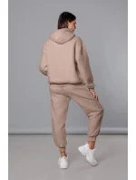 Teplý béžový dámsky teplákový komplet (YP-1104)