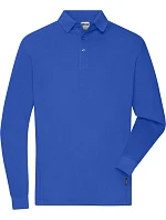 Daiber JN 1842 Pánske pracovné polo s dlhým rukávom z piké 02.1842 kráľovská modrá Daiber JN 1842 Pánske pracovné polo s dlhým rukávom z piké 02.1842 kráľovská modrá