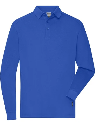 Daiber JN 1842 Pánske pracovné polo s dlhým rukávom z piké 02.1842 kráľovská modrá Daiber JN 1842 Pánske pracovné polo s dlhým rukávom z piké 02.1842 kráľovská modrá