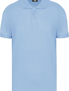 WK WK 274 Pánske pracovné polo tričko z hrubej bavlny 20.W274, nebovo modré