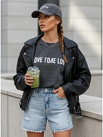Dámske tričko s potlačou BONGANIR graphite FashionStreet RY2636 Dámske tričko s potlačou BONGANIR graphite FashionStreet RY2636