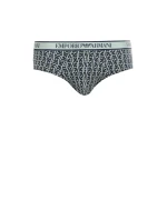 Pánske nohavičky 3Pack 112132 4R717 tm. modrá so zelenou - Emporio Armani