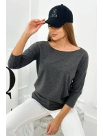 Blúzka Casual graphite melange