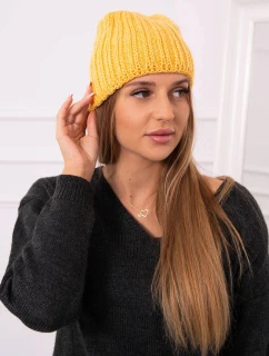 Dámska horčicová čiapka Rebeka K345