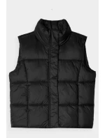 Kamizelka Bezrękawnik Puchowy Z Wypełnieniem Syntetycznym 4F 4FWAW24TVJAF140-20S Czarna