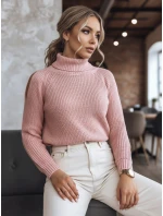 Dámsky sveter ARIEL pink FashionStreet MY1702 Dámsky sveter ARIEL pink FashionStreet MY1702