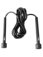 Rýchlostné švihadlo z PVC 275 cm EB FIT čierne 581519 Rýchlostné švihadlo z PVC 275 cm EB FIT čierne 581519