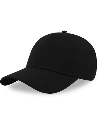 Atlantis Headwear Bond-S 6-panelová elastická čiapka z polyesteru 33.0229 čierna Atlantis Headwear Bond-S 6-panelová elastická čiapka z polyesteru 33.0229 čierna