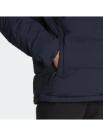 Pánska páperová bunda s kapucňou M HG8750 Tmavo modrá - Adidas