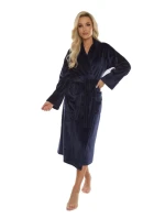 Dlhý dámsky župan s golierom De Lafense 628 Abigail Dlhý dámsky župan s golierom De Lafense 628 Abigail