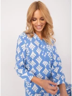 Šaty D73771M30427A svetlomodré