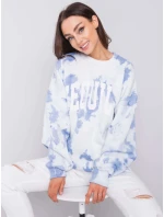 Mikina DS BL 1118.60 bielo-modrá
