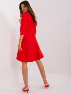 LK SK 506547 šaty.29P červená