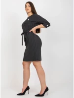 Dámske šaty LK SK 507724 tmavo šedé