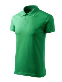 Single J. pánske polo tričko stredne zelené