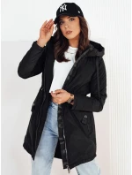 Dámska prechodná bunda parka GROLIN black FashionStreet TY4172 Dámska prechodná bunda parka GROLIN black FashionStreet TY4172
