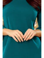 Svetlo modré pohodlné dámske plisované šaty model 7628462 Svetlo modré pohodlné dámske plisované šaty model 7628462