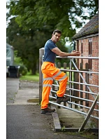 Yoko HV 016T Hi-Vis tepláky 79.016T hi vis žltá/námornícka modrá