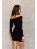 Večerné šaty SUK0446 čierne - Roco Fashion Večerné šaty SUK0446 čierne - Roco Fashion