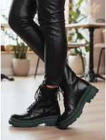 Dámske viazané topánky HARDSTEP black FashionStreet ZY1304