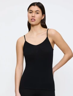 Dámsky top Beauty Layers Spaghetti Top Wool - BLACK - black 0004 - TRIUMPH