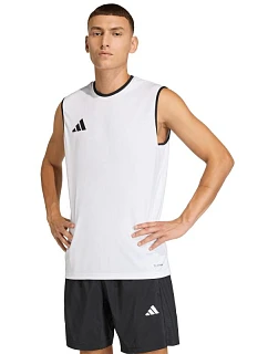 Pánske tričko adidas Entrada 26 Sleeveless Jersey white KB3928