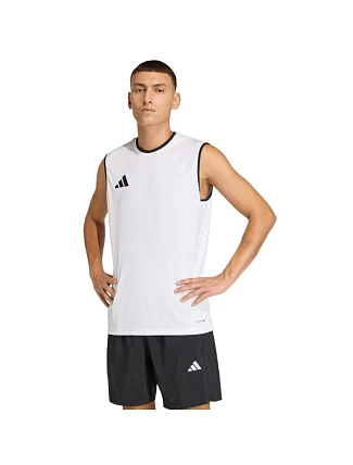 Pánske tričko adidas Entrada 26 Sleeveless Jersey white KB3928 Pánske tričko adidas Entrada 26 Sleeveless Jersey white KB3928
