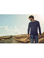Promodoro 1465 Pánske tričko s dlhým rukávom – X.O 40.1465 francúzska námornícka modrá