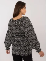 Blúzka LK BZ 509744.12X čierna Blúzka LK BZ 509744.12X čierna